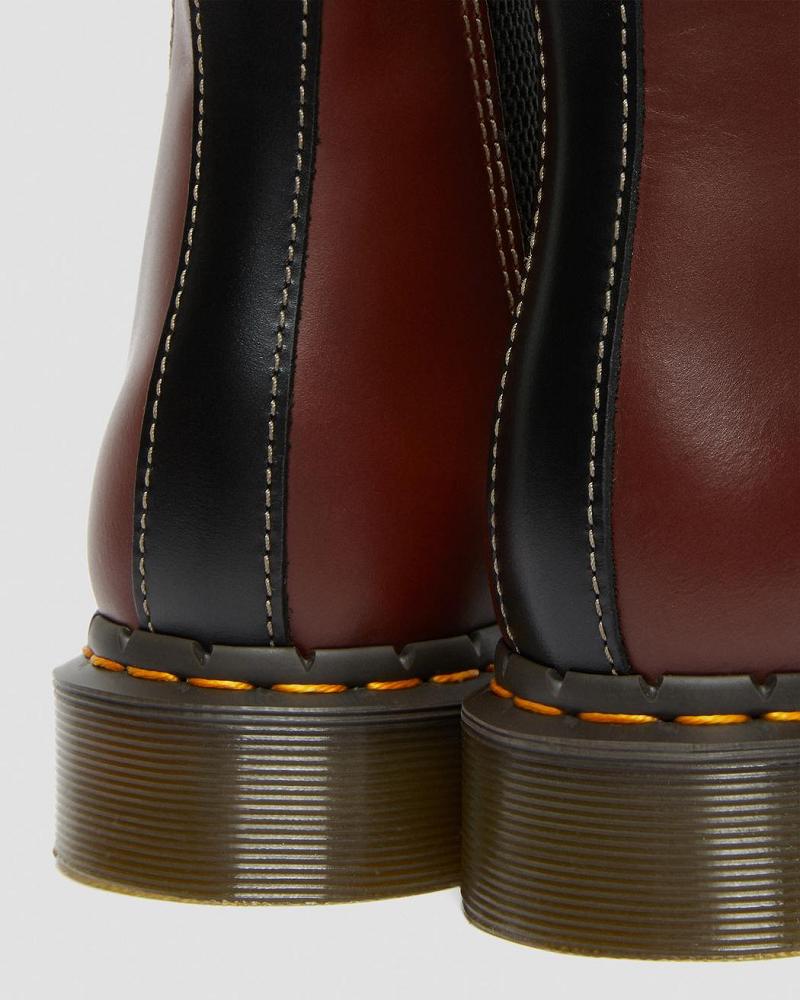 Dr Martens 2976 Abruzzo Leren Enkellaars Heren Bruin Zwart | NL 382XYU